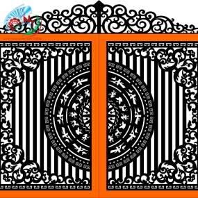 Cổng cửa hoa văn CNC - thiết kế theo yêu cầu