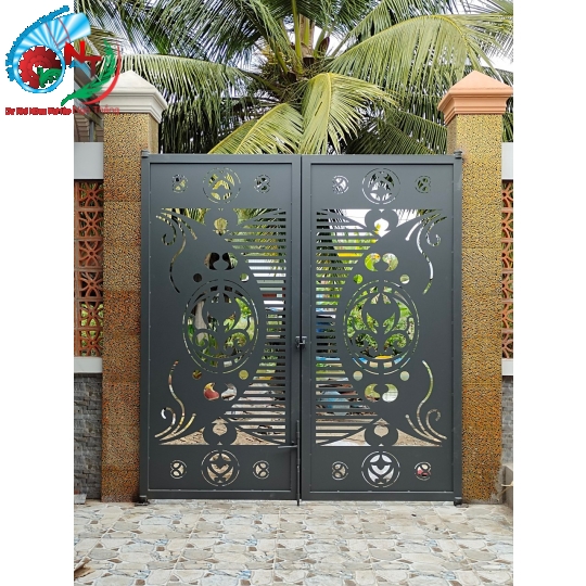 Cổng cửa hoa văn CNC - thiết kế theo yêu cầu