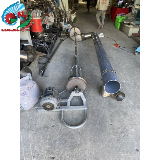 Trọn bộ động cơ 3Hp 1pha sử dụng Tu-huýt 200mm