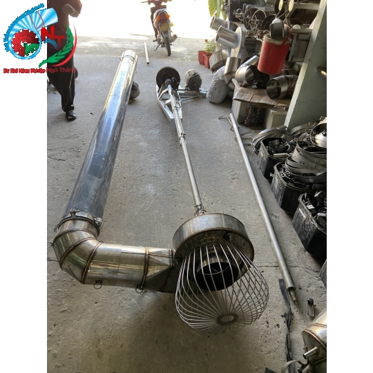 Trọn bộ động cơ 3Hp 1pha sử dụng Tu-huýt 200mm