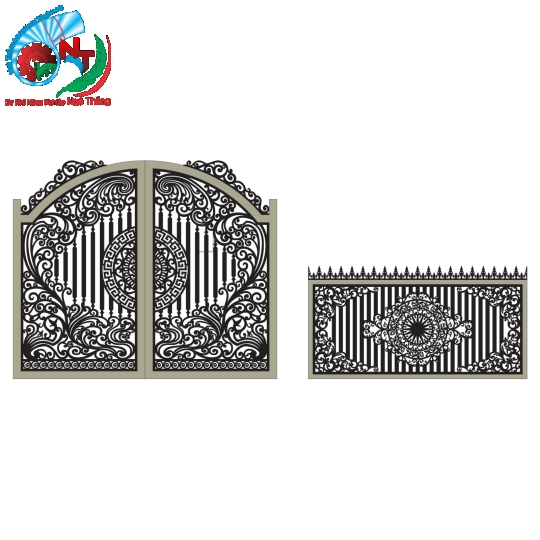 Cổng cửa hoa văn CNC - thiết kế theo yêu cầu