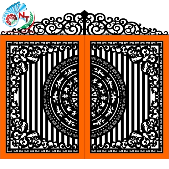 Cổng cửa hoa văn CNC - thiết kế theo yêu cầu
