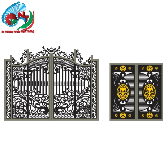 Cổng cửa hoa văn CNC - thiết kế theo yêu cầu